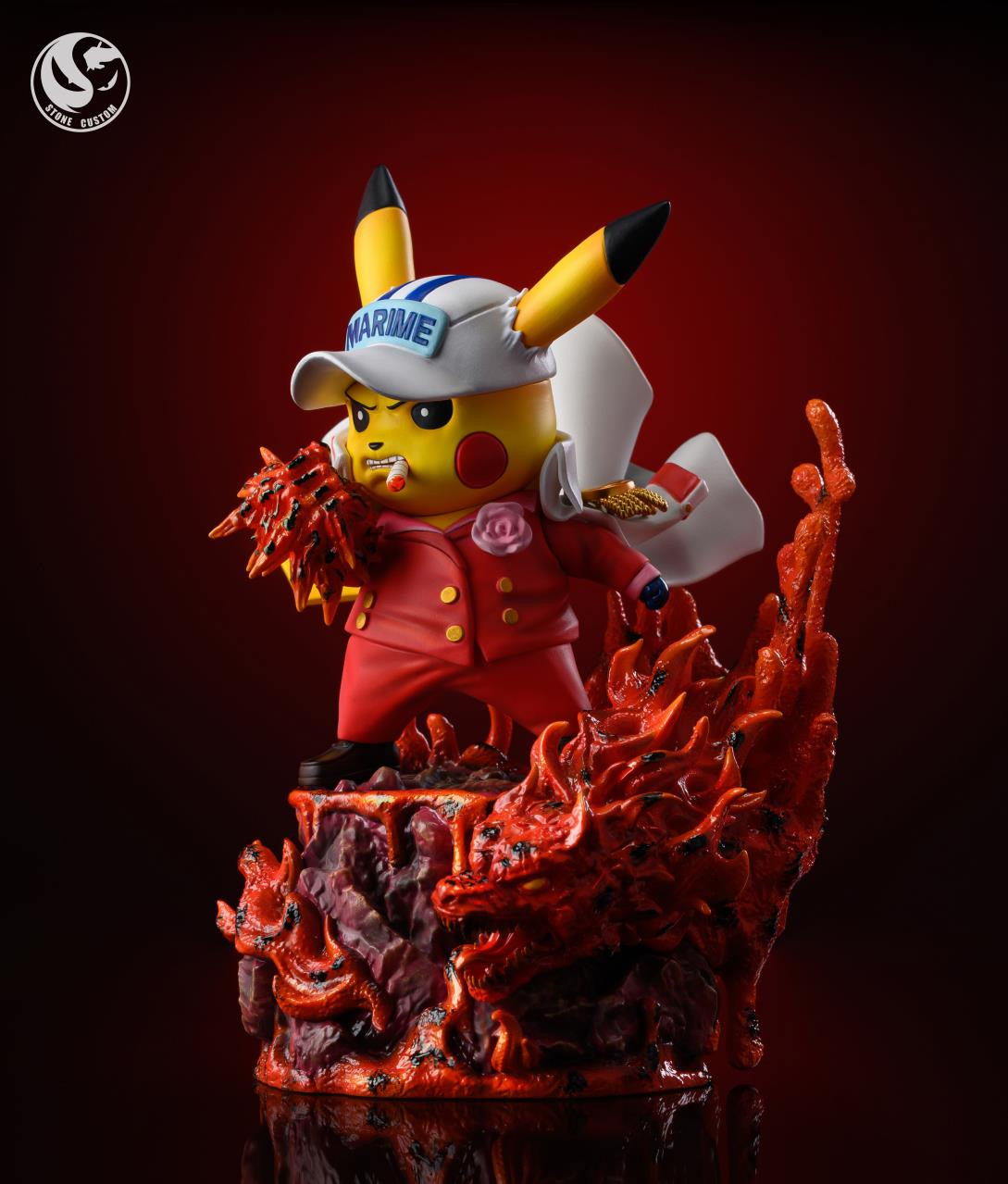 Figurine de collection Pokémon Pikachu Cosplay 12 cm – Dracaufeu, Ectoplasma, Tortank, Ectoplasma, Mimiqui, Mew et Florizarre