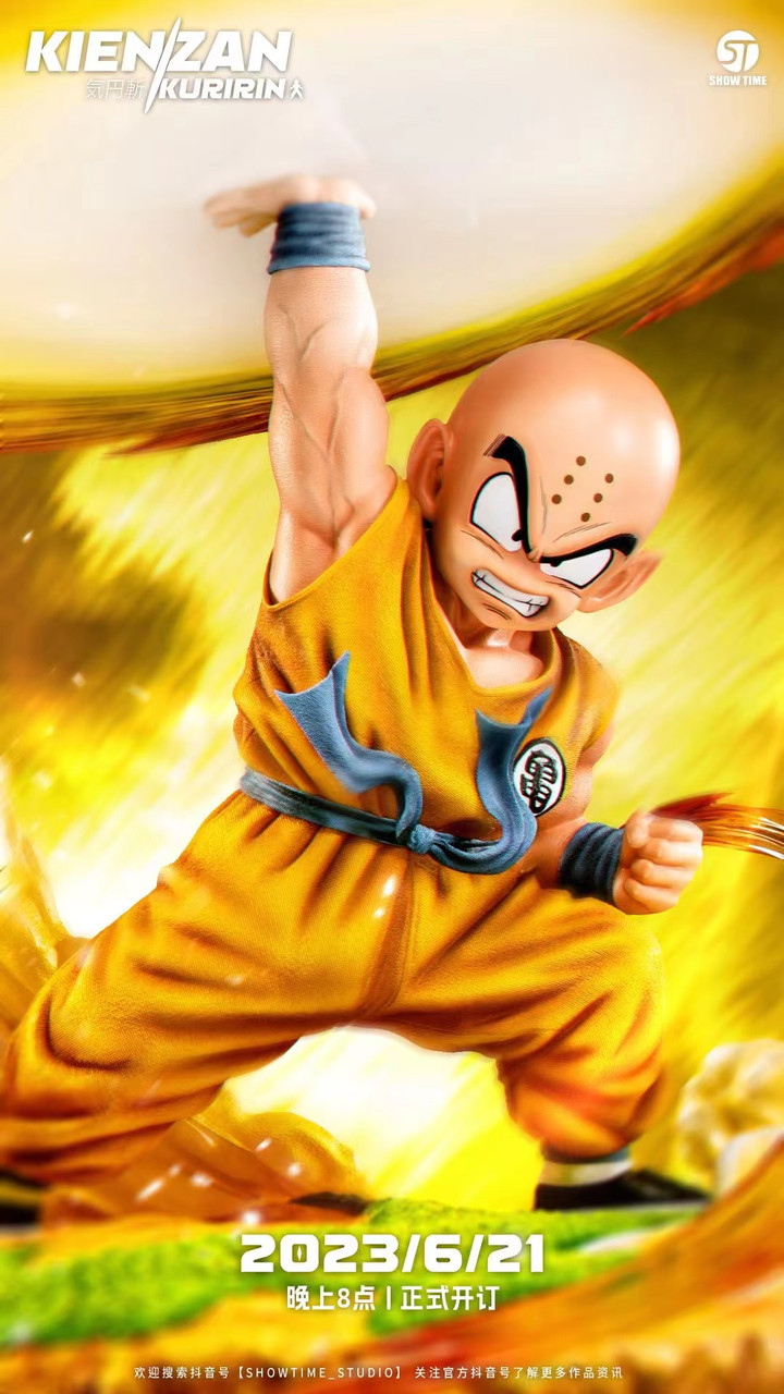 Pre-order * ShowTime Studio Dragon Ball Kienzan Kuririn Resin