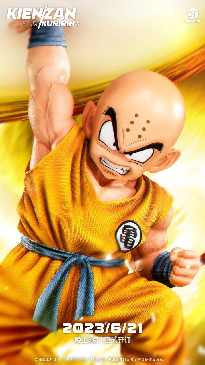Pre-order * ShowTime Studio Dragon Ball Kienzan Kuririn Resin