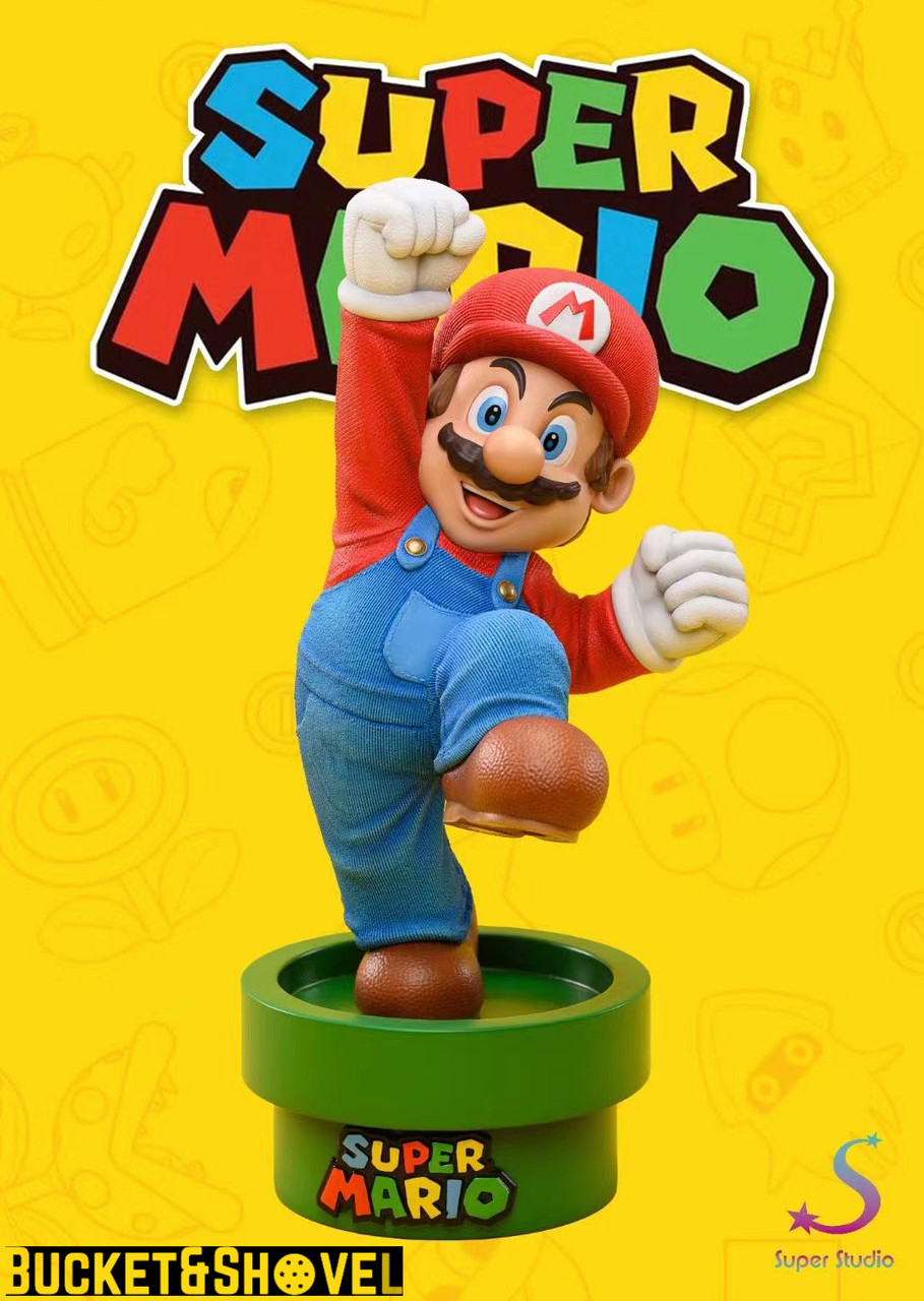 マリオ Meat ミスマリオ フィギュア ガレージキット スタチュー Pre-order * Super Studio Mario Mario Resin Statue - Bucket&Shovel