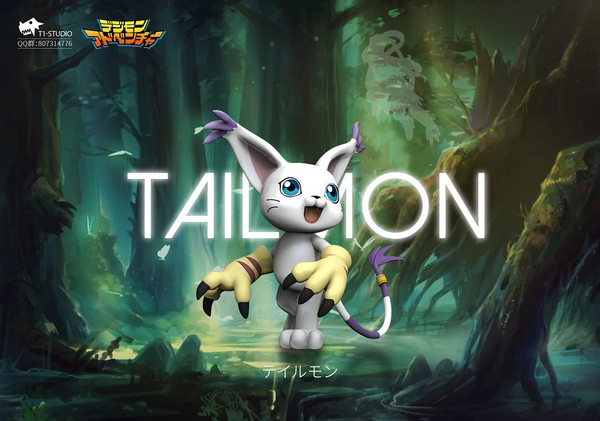 Pre-order * T1 Studio Digimon Wizardmon＆Tailmon Resin Statue