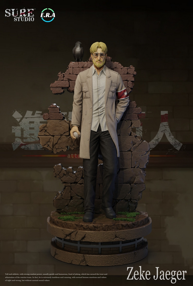 Pre-order *Sure Studio Attack on Titan Zeke Yeager Resin Statue