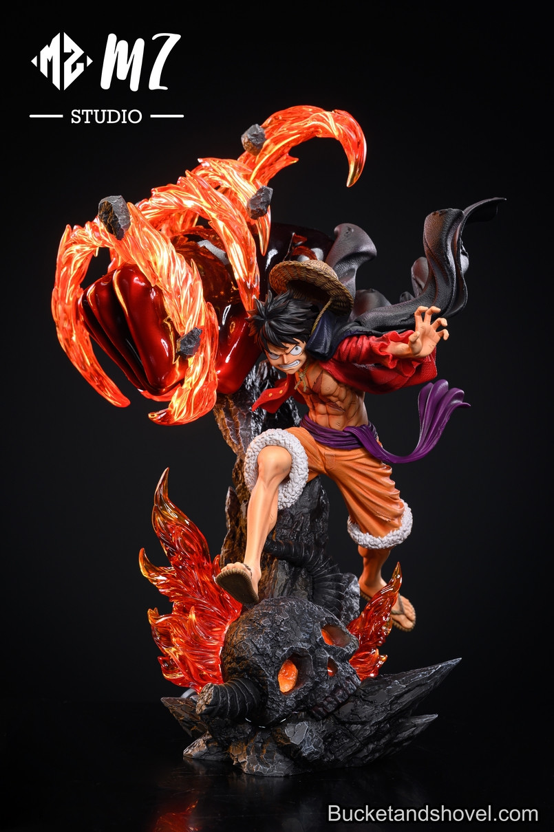 Pre-order * MZ Studio One Piece Karmic fire Luffy Resin Statue