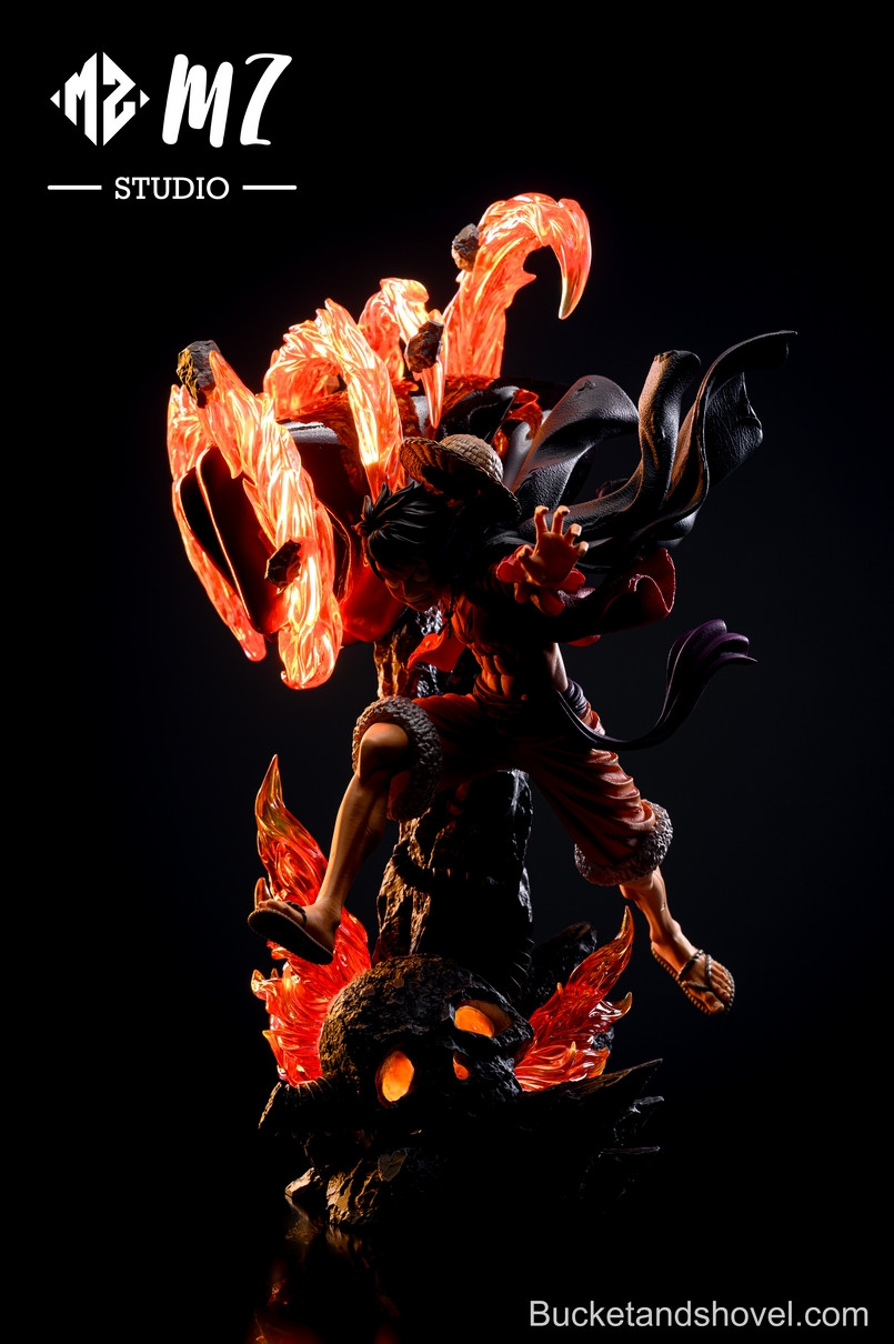 Pre-order * MZ Studio One Piece Karmic fire Luffy Resin Statue