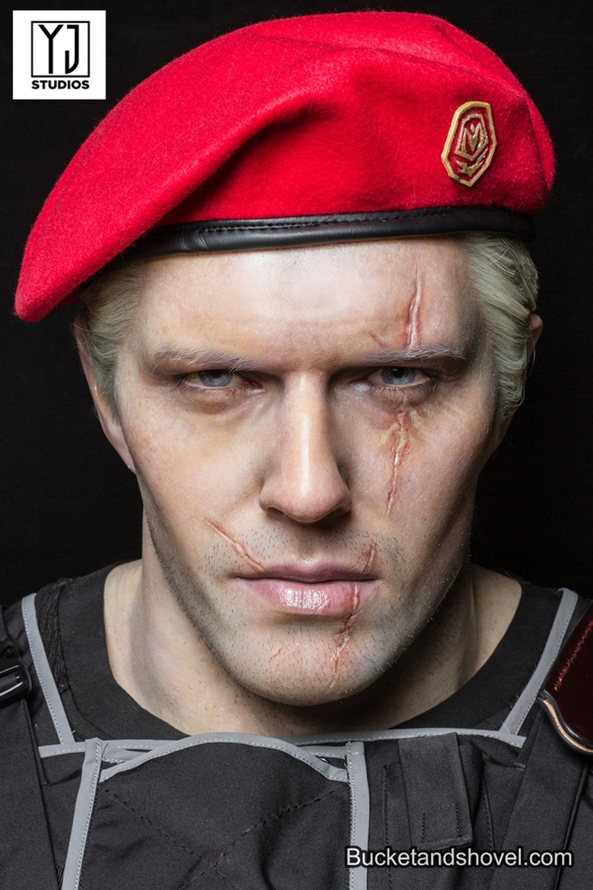 Resident Evil 4 Remake Jack Krauser Cosplay Beret Hat Cap Fancy Dress Party  Prop