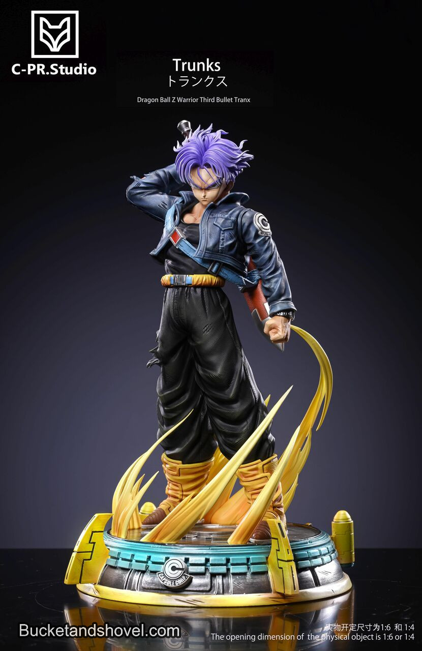 *Preorder * CPR Studio Dragon Ball Trunks Resin Statue Bucket&Shovel