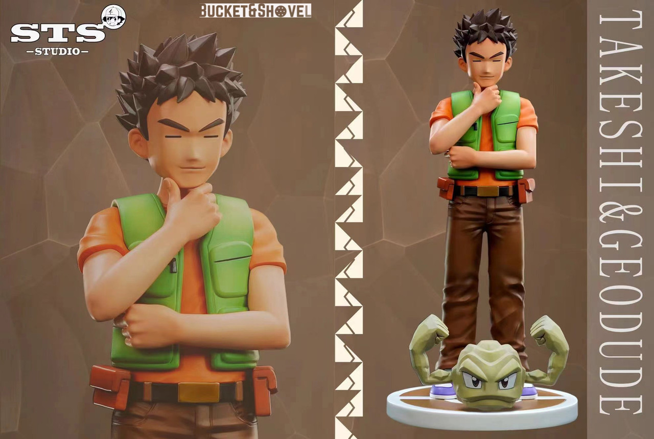 Pre-order * STS Studio Pokemon Brock Resin Statue - Bucket&Shovel