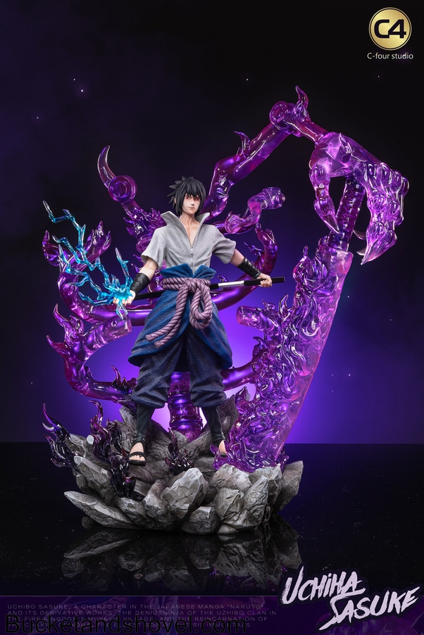 Pre-order * C4 Studio Naruto Uchiha Sasuke Resin Statue