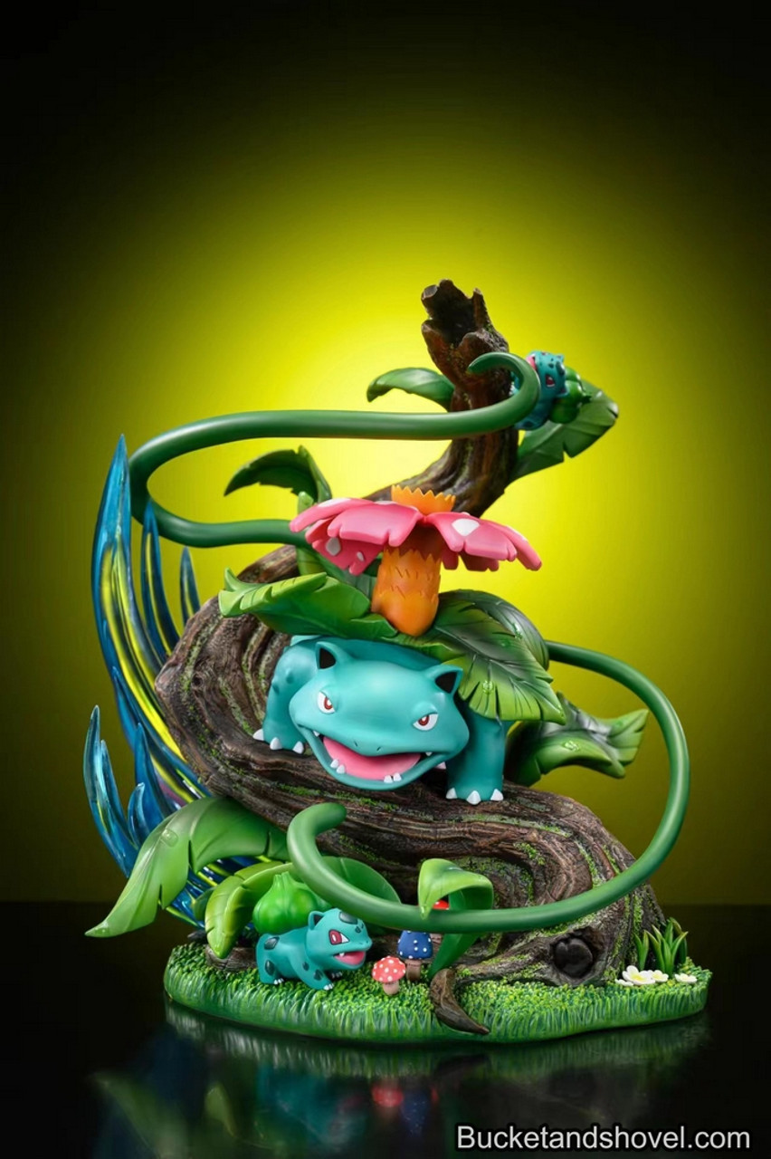 Pre-order * Pchouse Studio Pokémon Venusaur Resin Statue - Bucket&Shovel