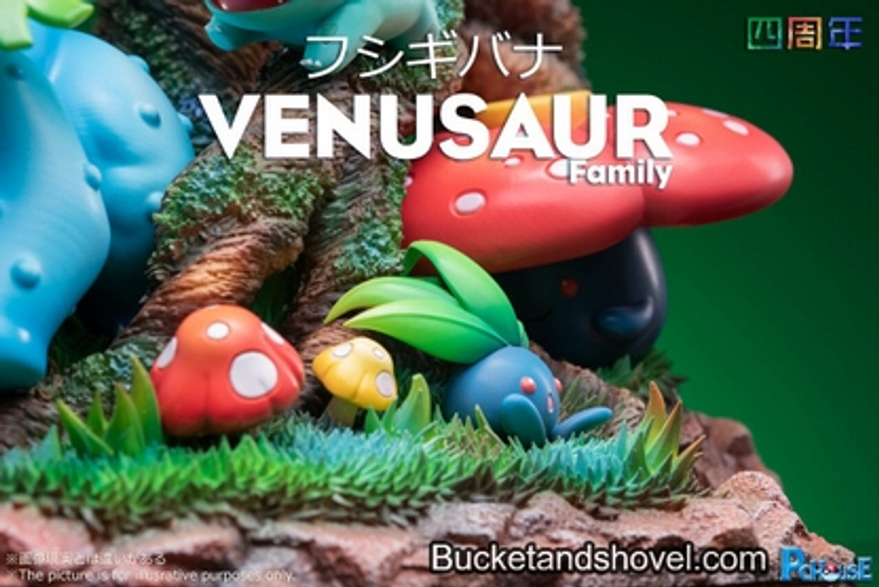Pre-order * Pchouse Studio Pokémon Venusaur Resin Statue - Bucket&Shovel