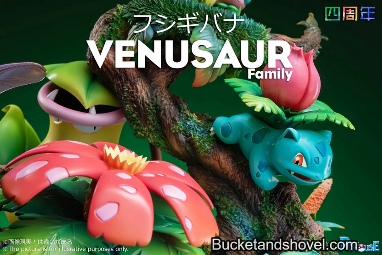 Pre-order * Pchouse Studio Pokémon Venusaur Resin Statue - Bucket&Shovel