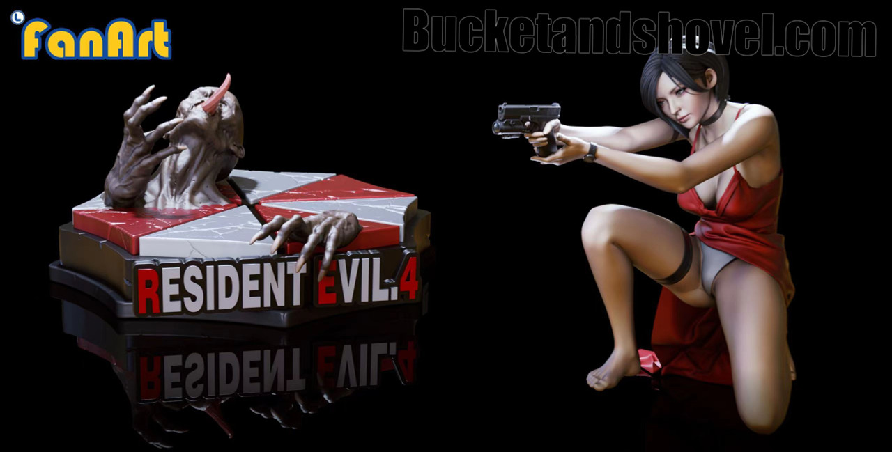 Pre-order *Adults only fanart studio Resident Evil 1:4 Ada wong Resin Statue  - Bucket&Shovel