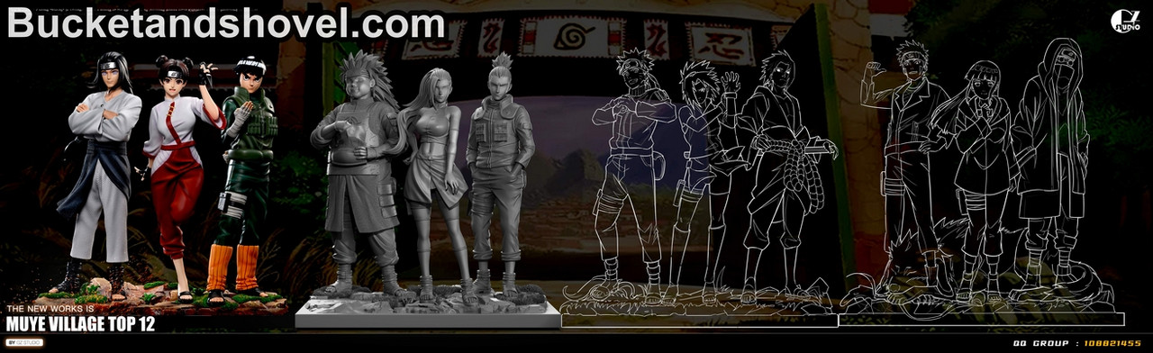 Pre-order * GZ Studio Naruto The third shift Resin Statue