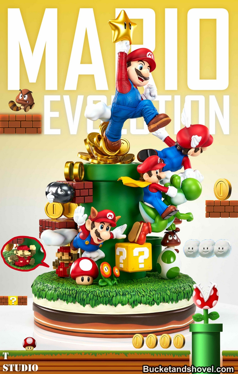 Pre-order * T Studio Mario 2.0 Resin Statue - Bucket&Shovel