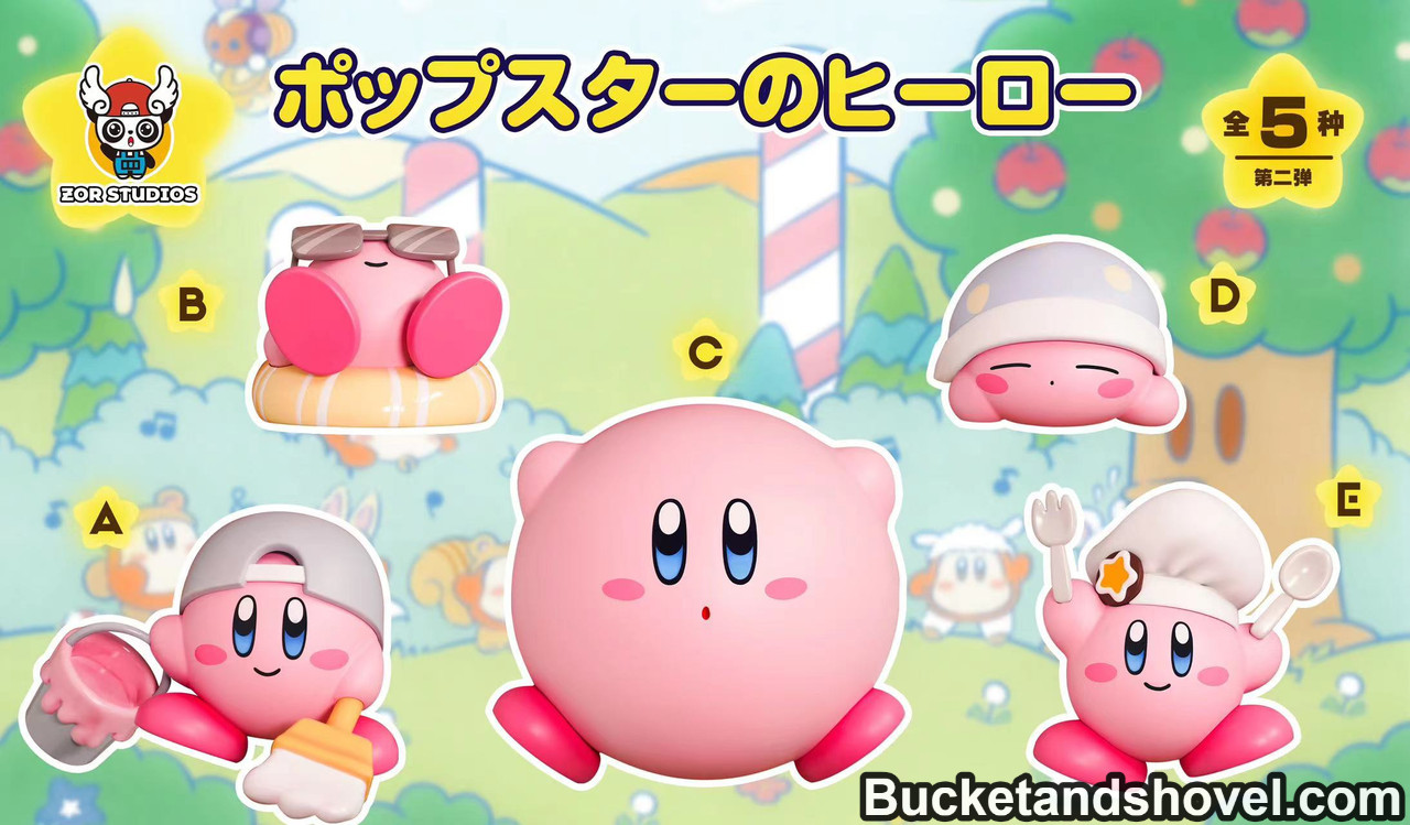Pre-order * ZOR Studio Kirby 2.0 Resin Statue - Bucket&Shovel