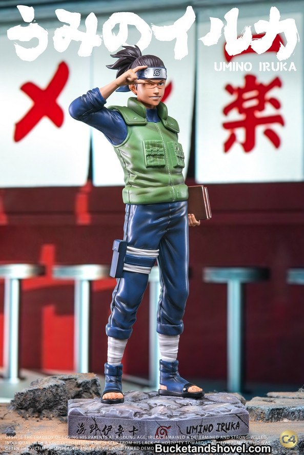 Pre-order * C4 Studio Naruto Iruka Resin Statue - Bucket&Shovel