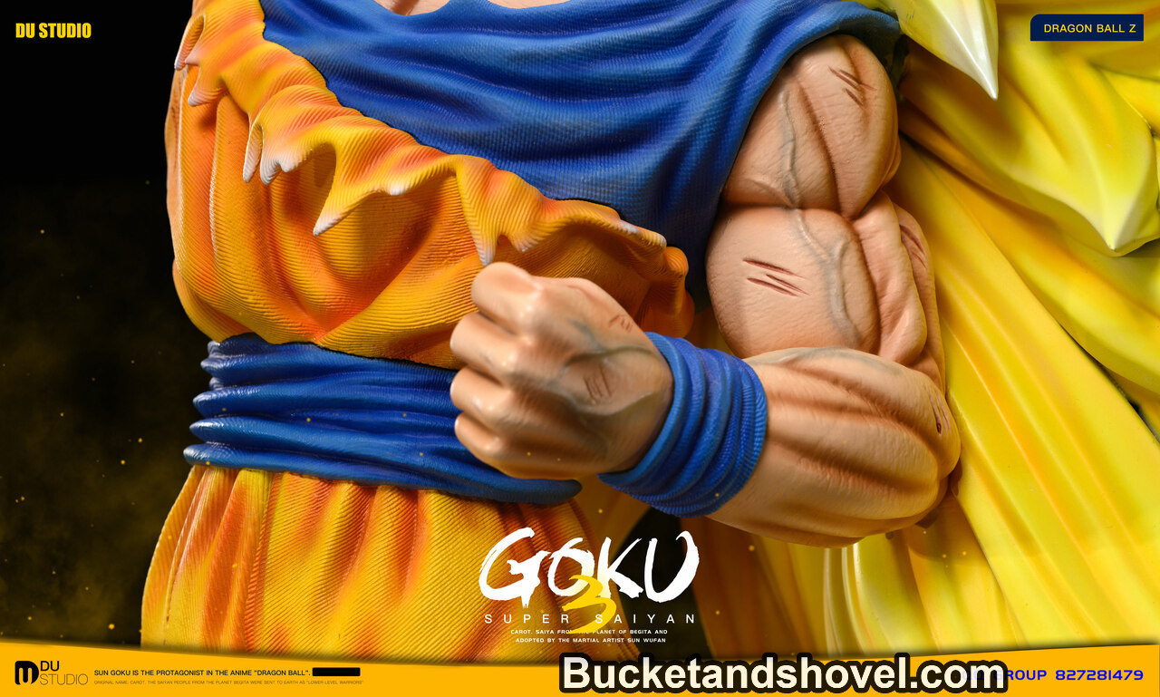 Pre-order * DU Studio Dragon Ball dragon Fist SS3 Goku Resin