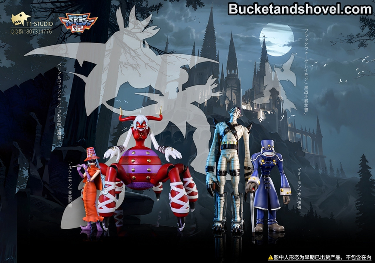 Pre-order * T1 Studio Digimon Archnemon＆Mummymon Resin