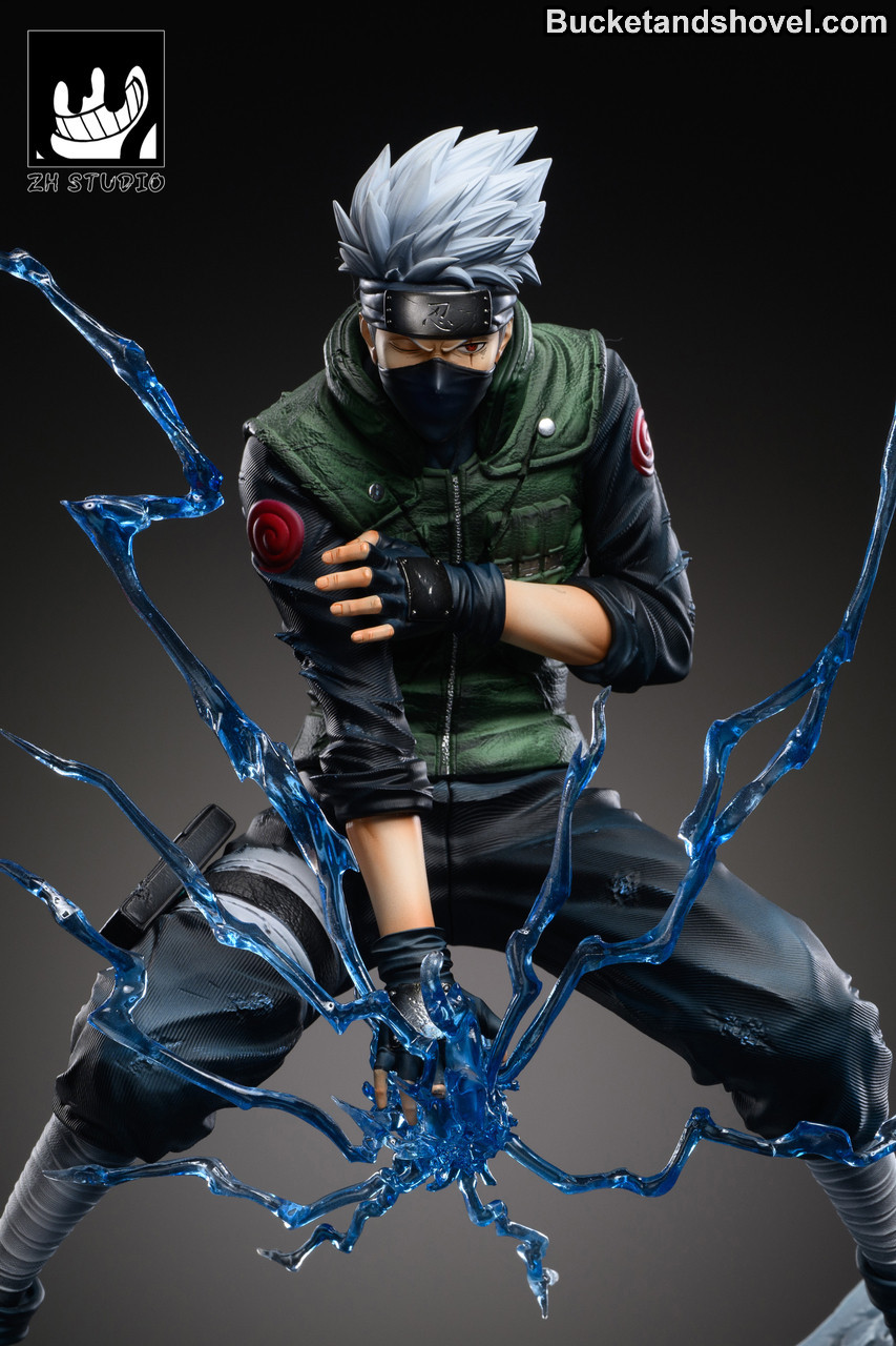 Pre-order * ZH Studio Naruto 1/6 Kakashi Resin Statue - Bucket&Shovel