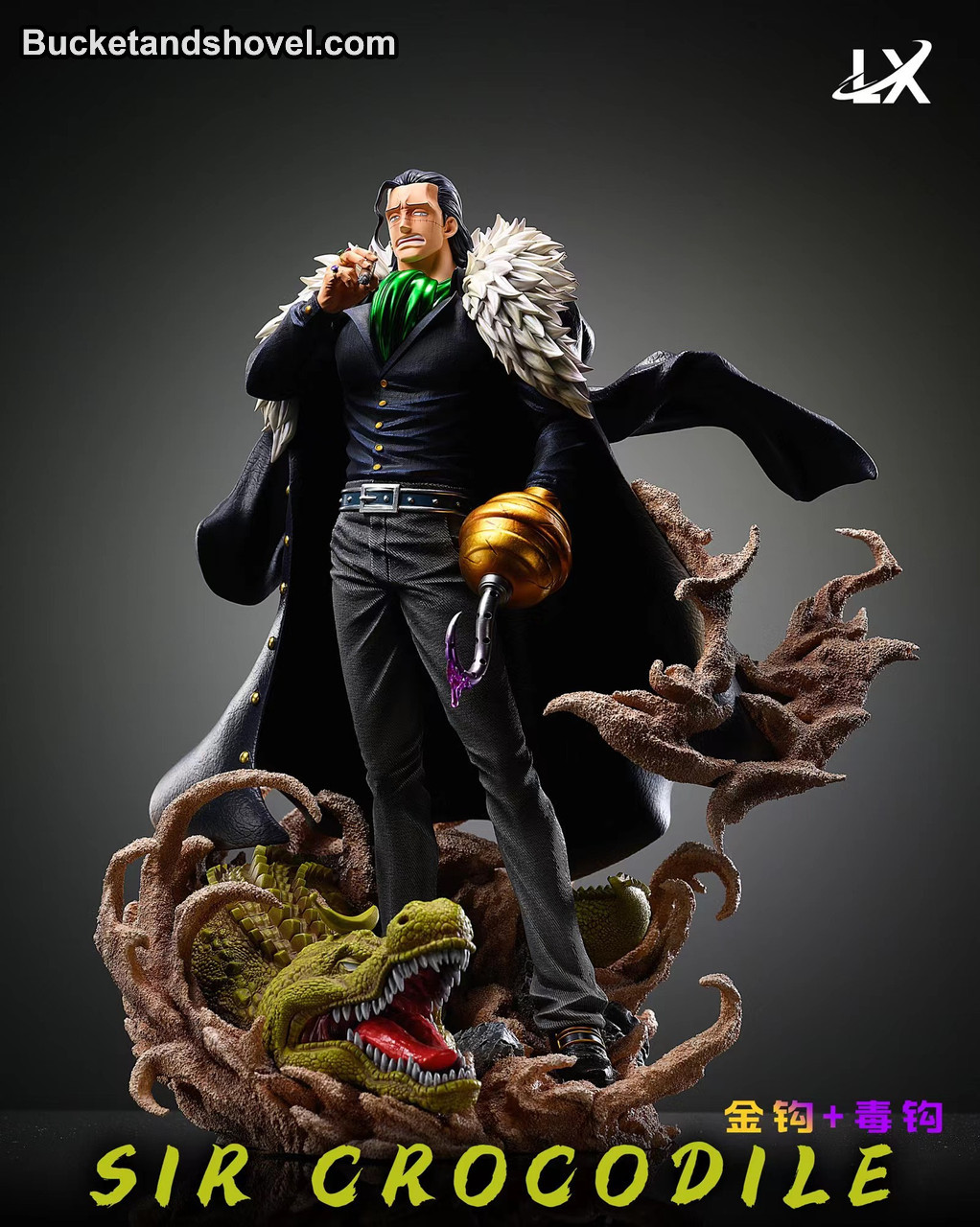 Pre-order * LX Studio One Piece Crocodile Resin Statue - Bucket&Shovel