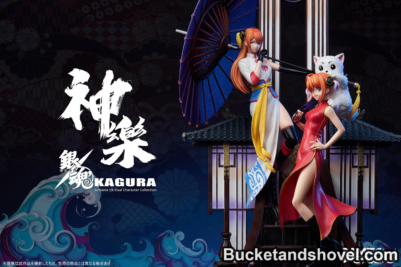Pre-order * Lamzc Studio Gin Tama 1/6 Kagura & Shimura Shinpachi