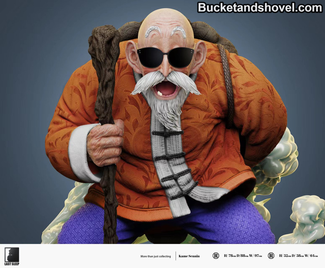 Master Roshi Standing *Pre-order * LastSleep Studio Dragon Ball 1:6/1:4 Master Roshi Resin ...