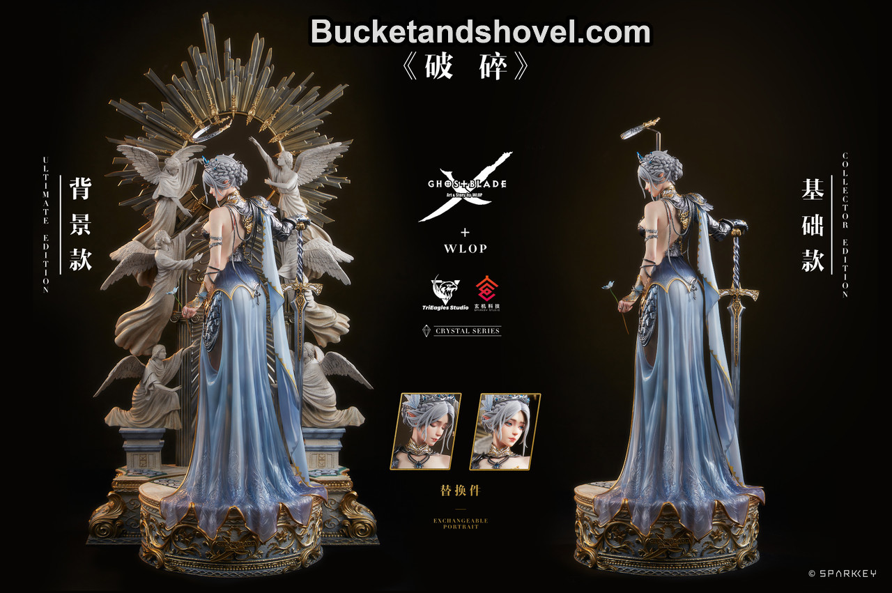 Pre-order * Trieagles Studio Ghost Blade Broken Resin Statue