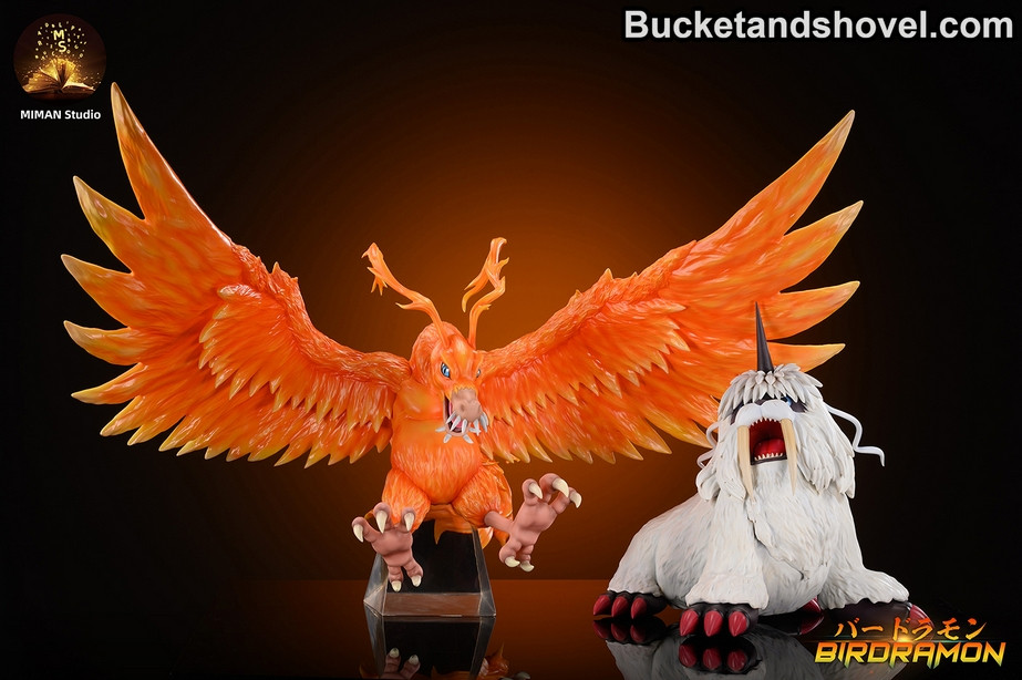 Digimon Digital World Picture Book Series 29th 30th Pumpmon & Gottsumon Resin Statue - Miman Studio [In-Stock] main image 0