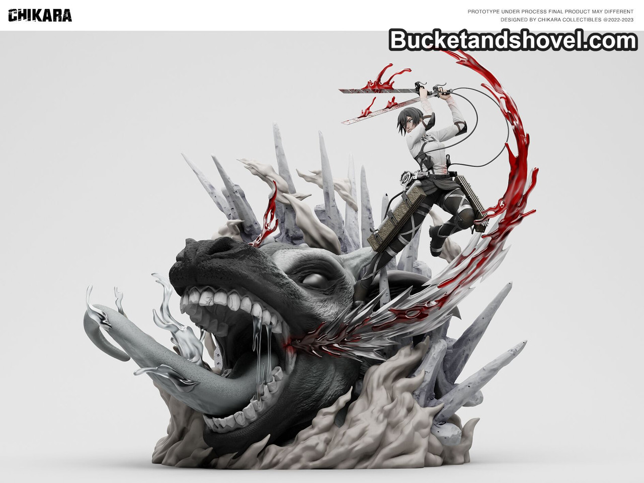 Pre-order * Chikara Studio Attack on Titan MIKASA&Armin Resin