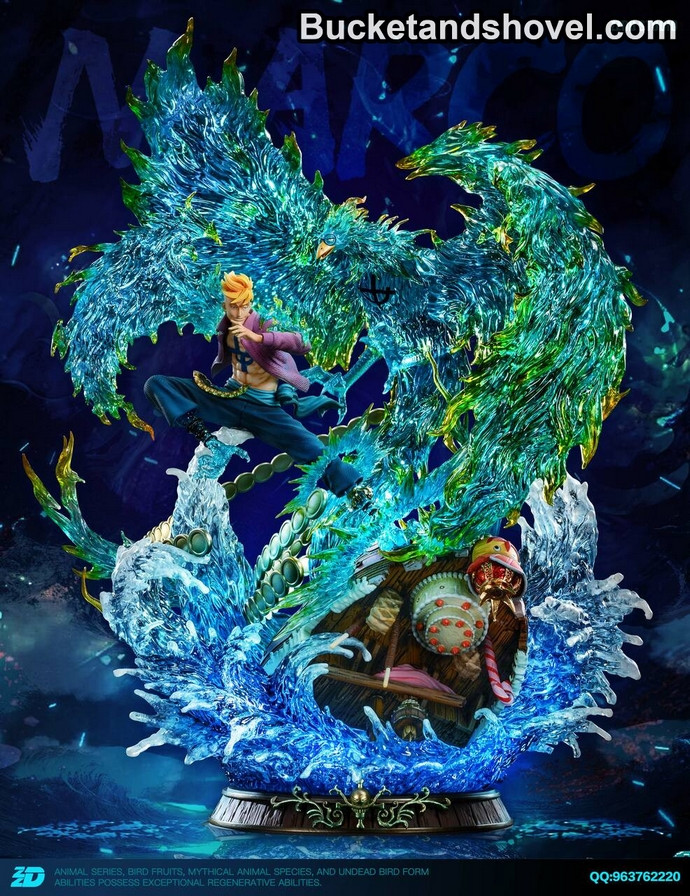 Pre-order * ZZDD Studio One Piece Marco the Phoenix Resin Statue