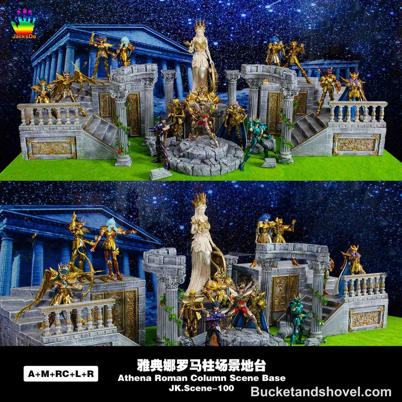 Pre-order * JacksDo Studio Athena Roman Column Scene Base Resin