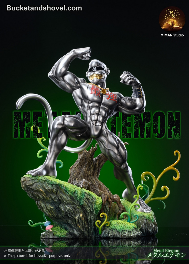 デジモン MIMAN-STUDIO メタルエテモン フィギュア Pre-order * Miman Studio Digimon Metal Etemon Resin Statue