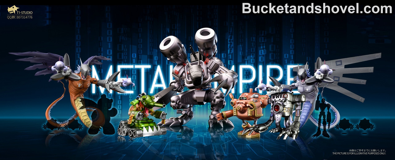 Pre-order * T1 Studio Digimon Mugendramon Resin Statue - Bucket&Shovel
