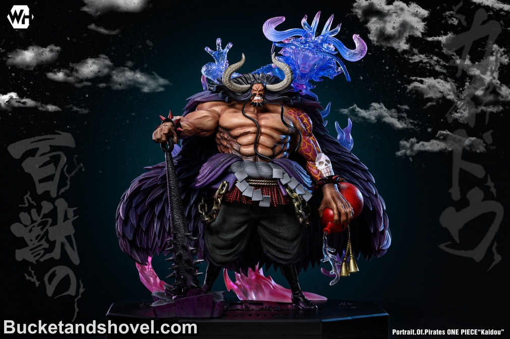 Pre-order * WH Studio One Piece Kaido 1.0 Resin Statue - Bucket&Shovel