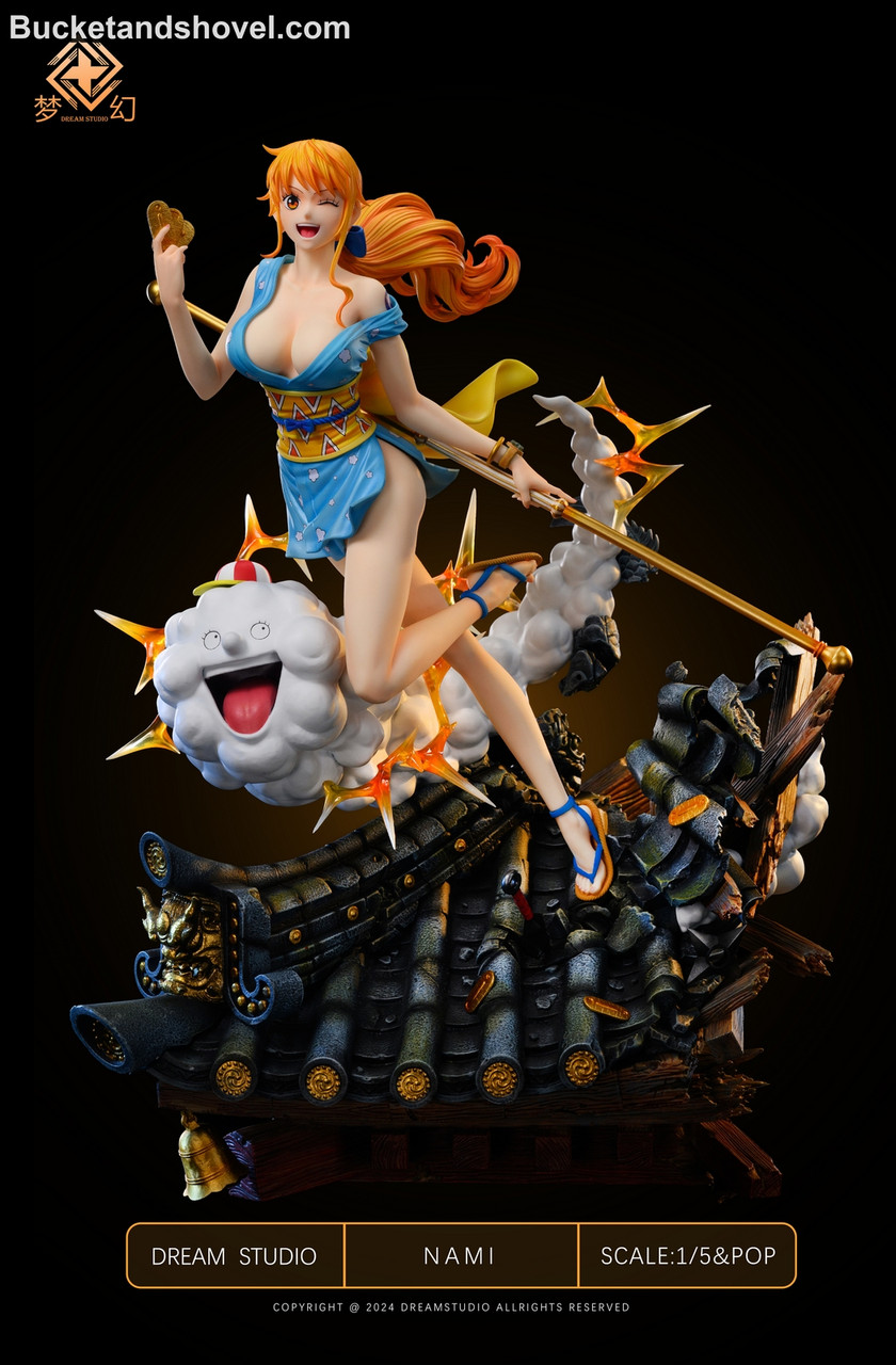 ONE PIECE ナミ（NAMI） 樹脂 1/5 彫刻 フィギュア Pre-order * Dream Studio One Piece Nami Resin Statue - Bucket&Shovel
