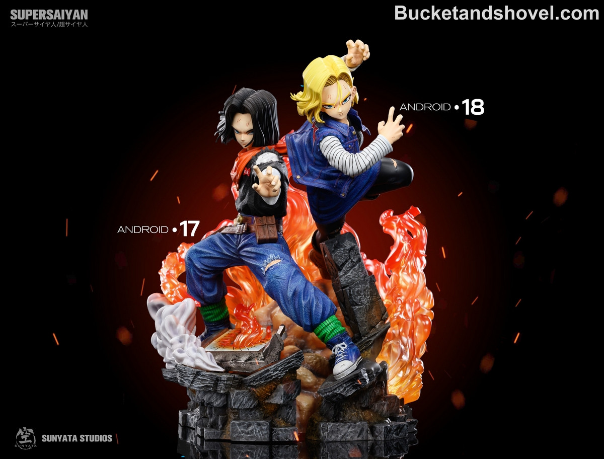 Pre-order * Sunyata Studio 1/6 Android 17 & Android 18 Resin