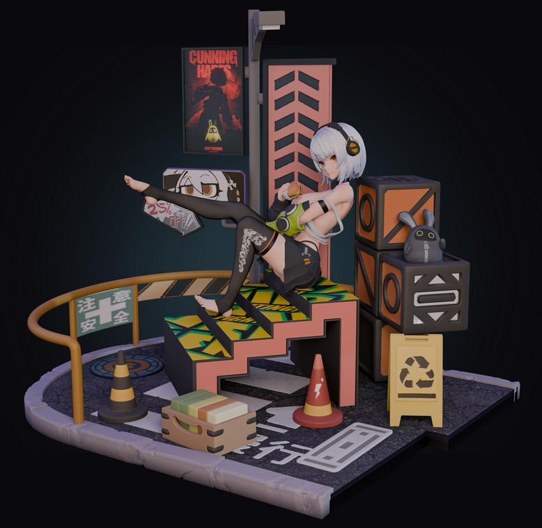 Pre-order * MiYin Studio Zenless Zone Zero Anby Demara Resin