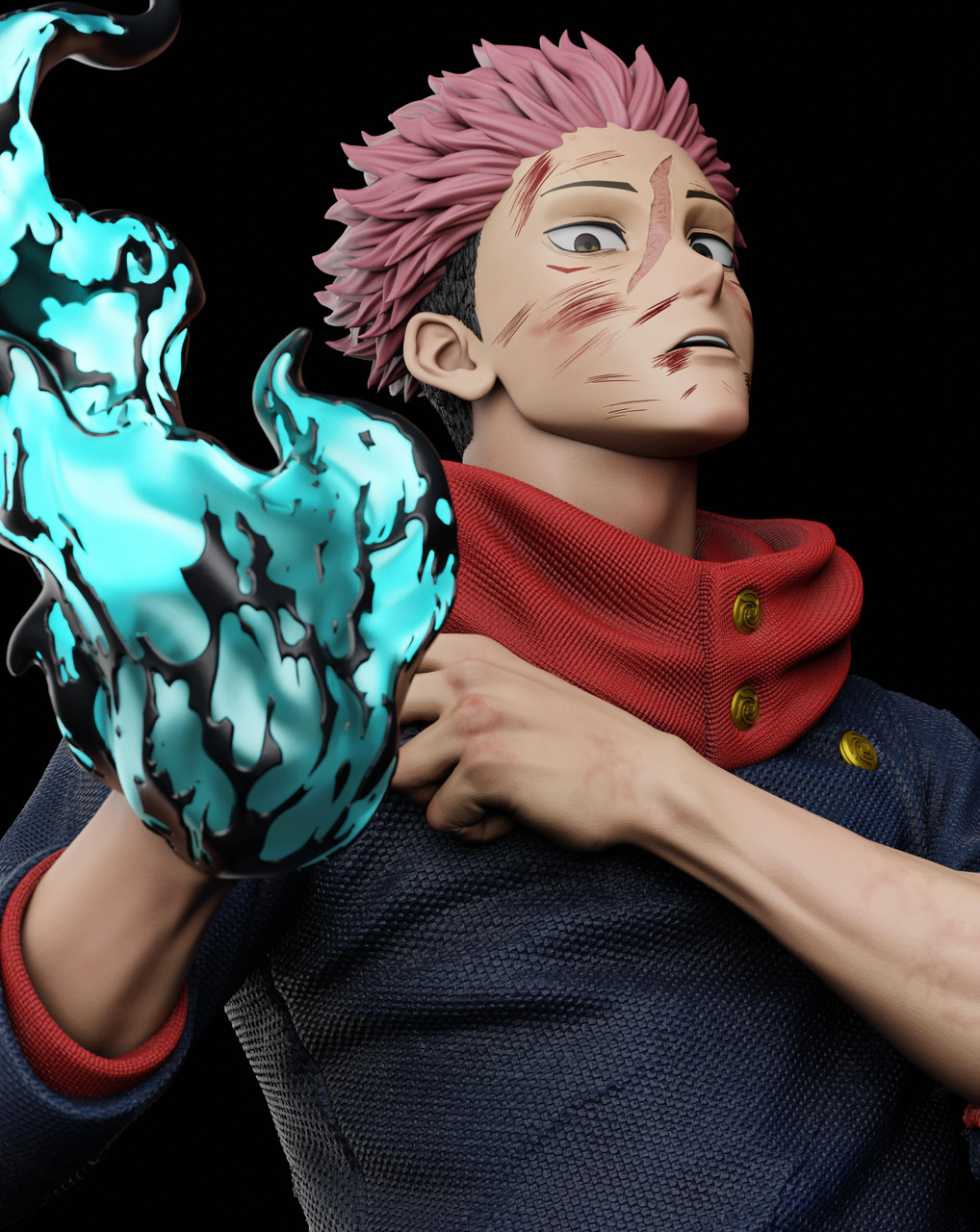 Pre-order * Zenkai Studio Jujutsu Kaisen Itadori Yuji Resin Statue