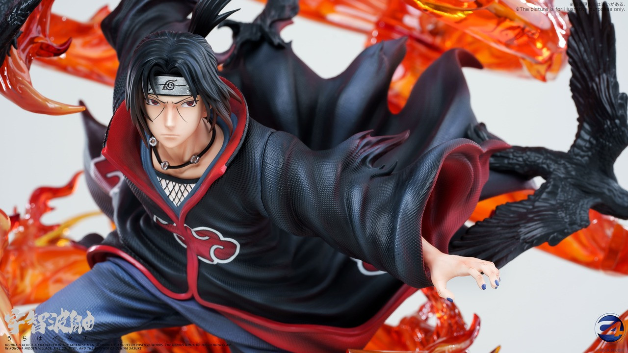 Figurine Naruto Shippuden Itachi Uchiwa 23 Cm - PVC Neuf - Clan Uchiwa