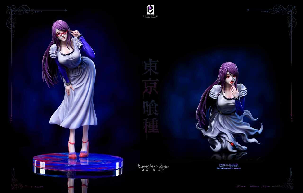 RIZE フィギュア Pre-order * BW Studio Tokyo Ghoul Kamishiro Rize Resin Statue