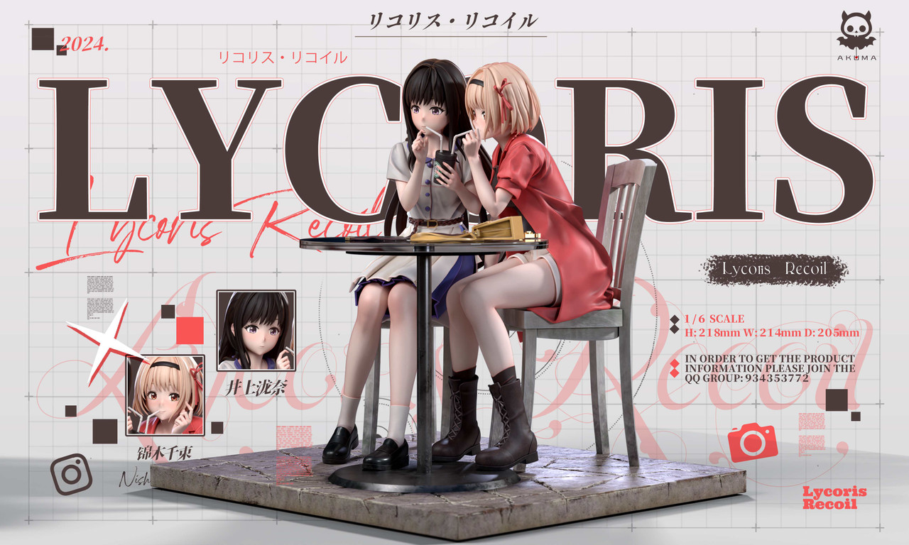 Pre-order * Akuma Studio Lycoris Recoil Lycoris Resin Statue