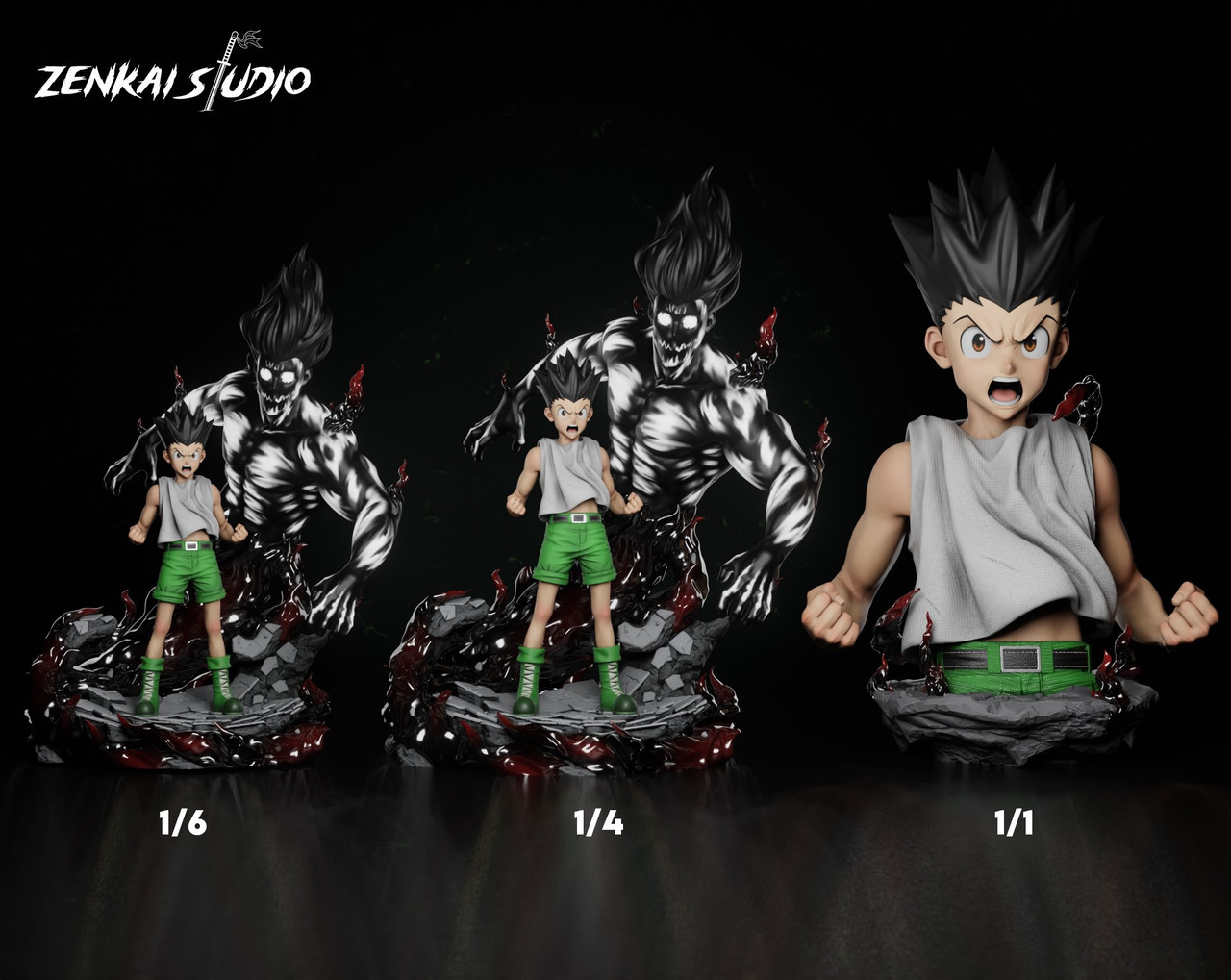 Pre-order * Zenkai Studio HUNTER×HUNTER GON·FREECSS Resin Statue