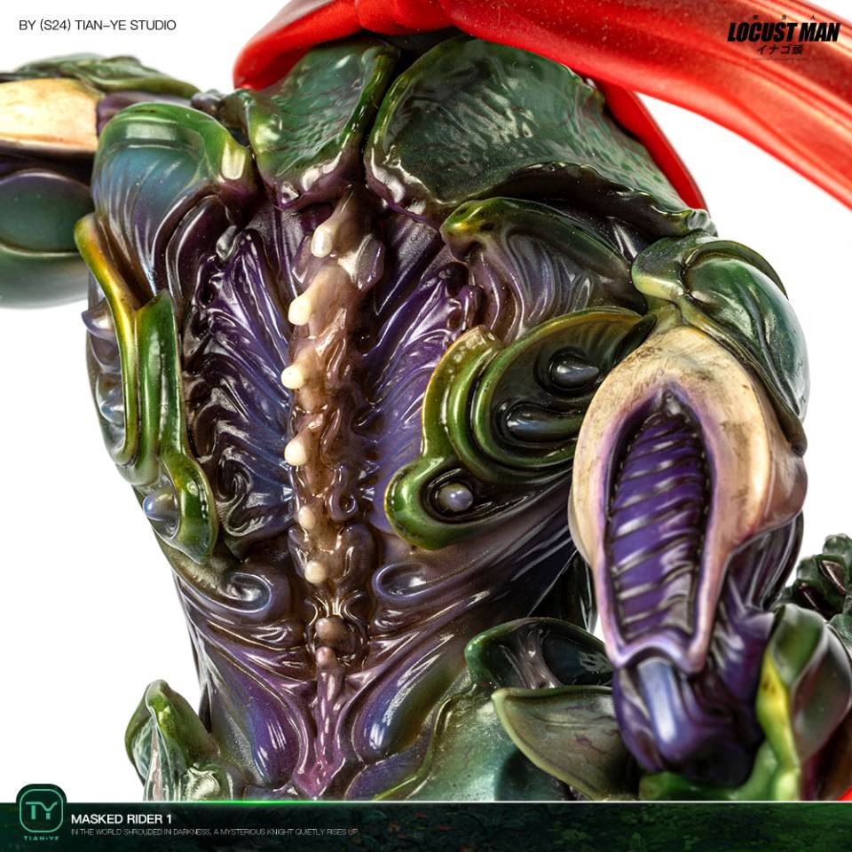 Pre-order * Tianye Studio kamen rider Locust Man Resin Statue