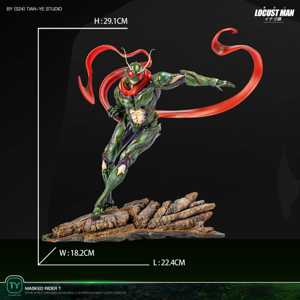 Pre-order * Tianye Studio kamen rider Locust Man Resin Statue