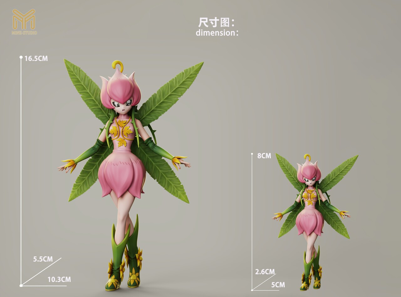 Pre-order * Mine Studio Digimon Lilimon Resin Statue - Bucket&Shovel
