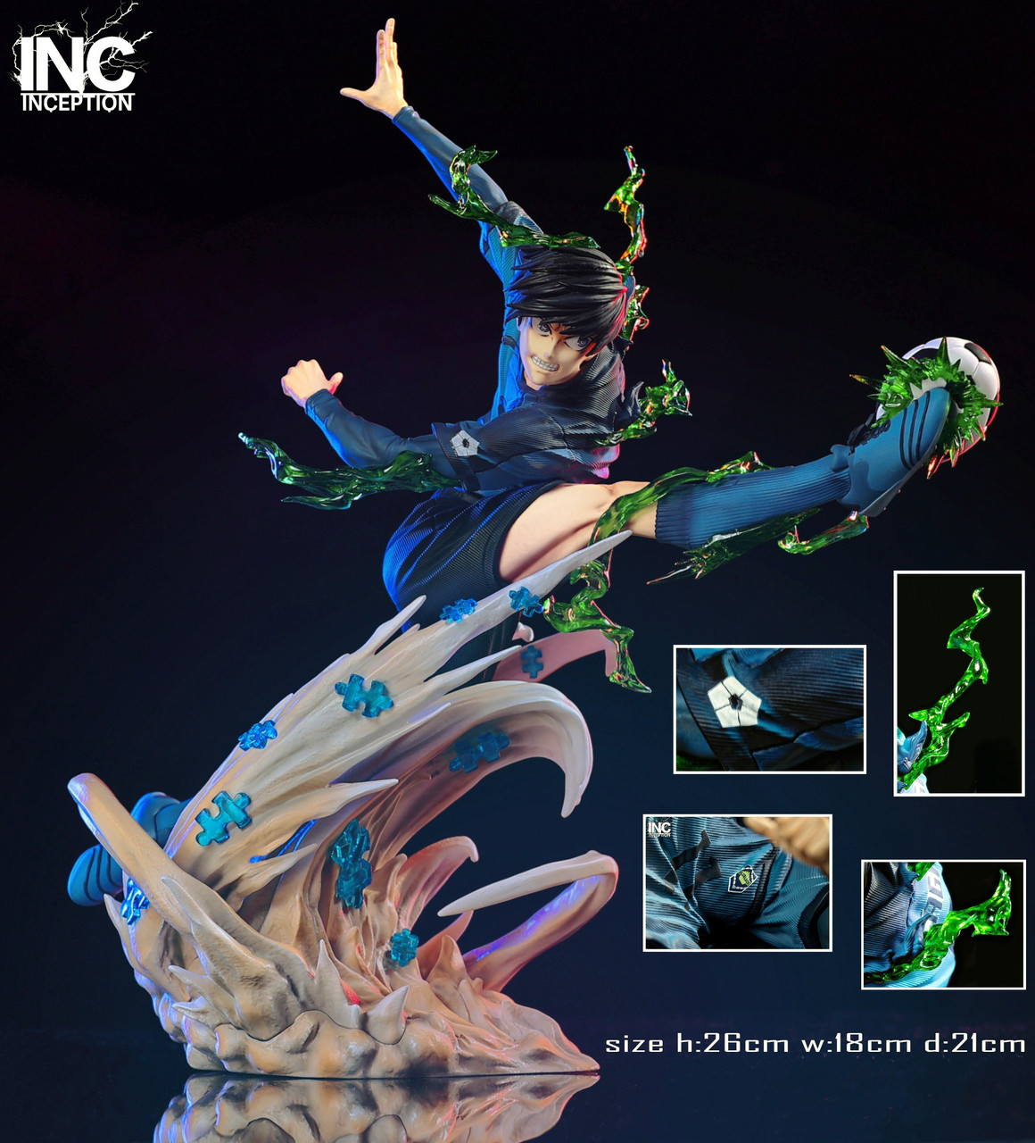 Pre-order * Inception Studio Blue Lock Isagi Yoichi Resin Statue