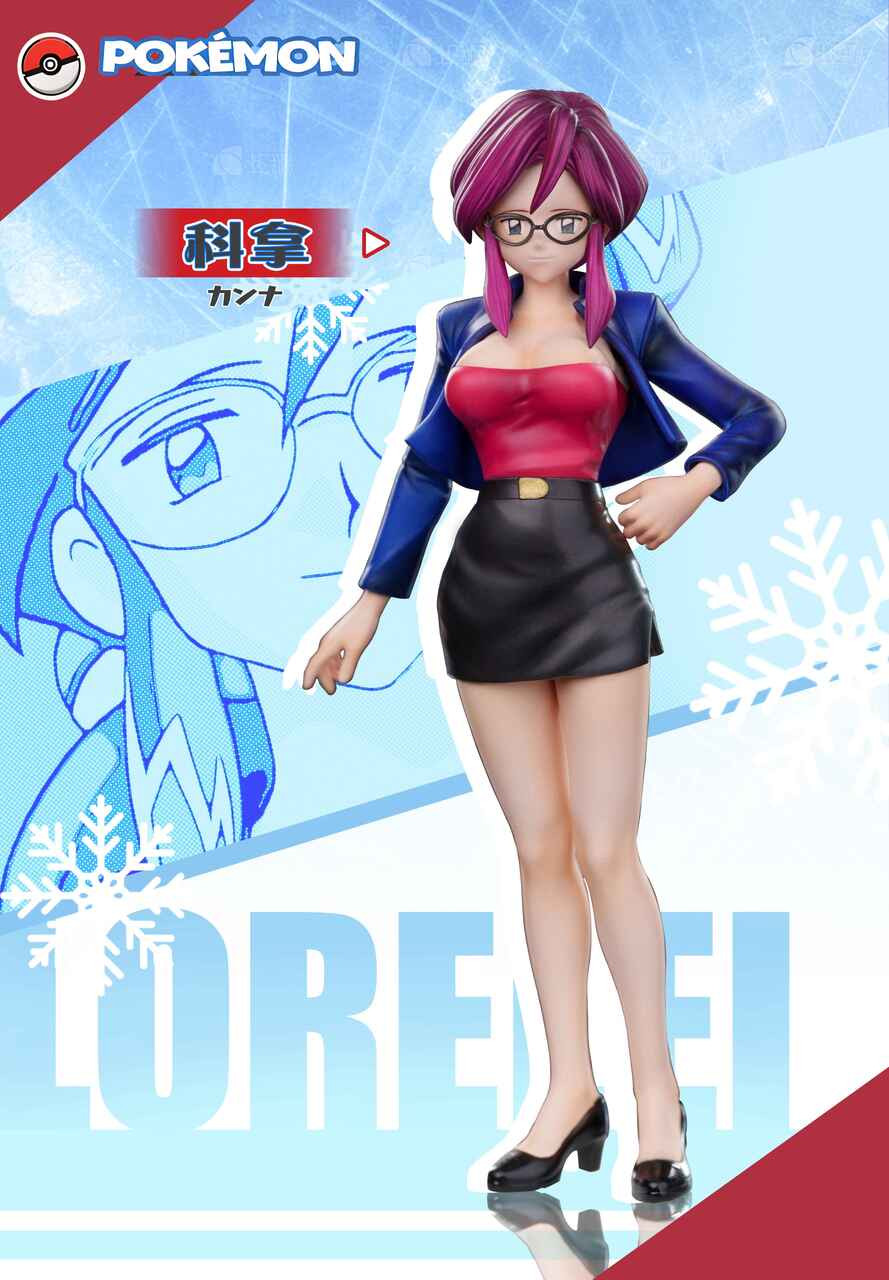 keke様　studio 1 +1枚+レコケ Pre-order * Keke Studio Pokemon Lorelei＆Jynx Resin Statue