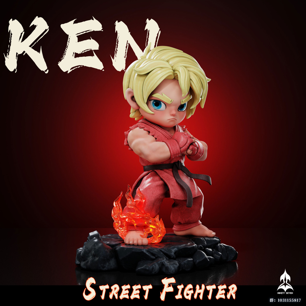 Pre-order * Ninetyseven Studio Street Fighter Ryu&Ken Resin Statue