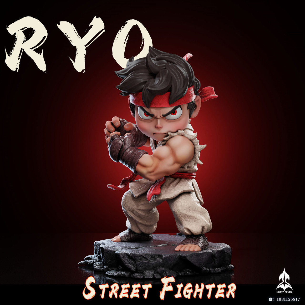Pre-order * Ninetyseven Studio Street Fighter Ryu&Ken Resin Statue
