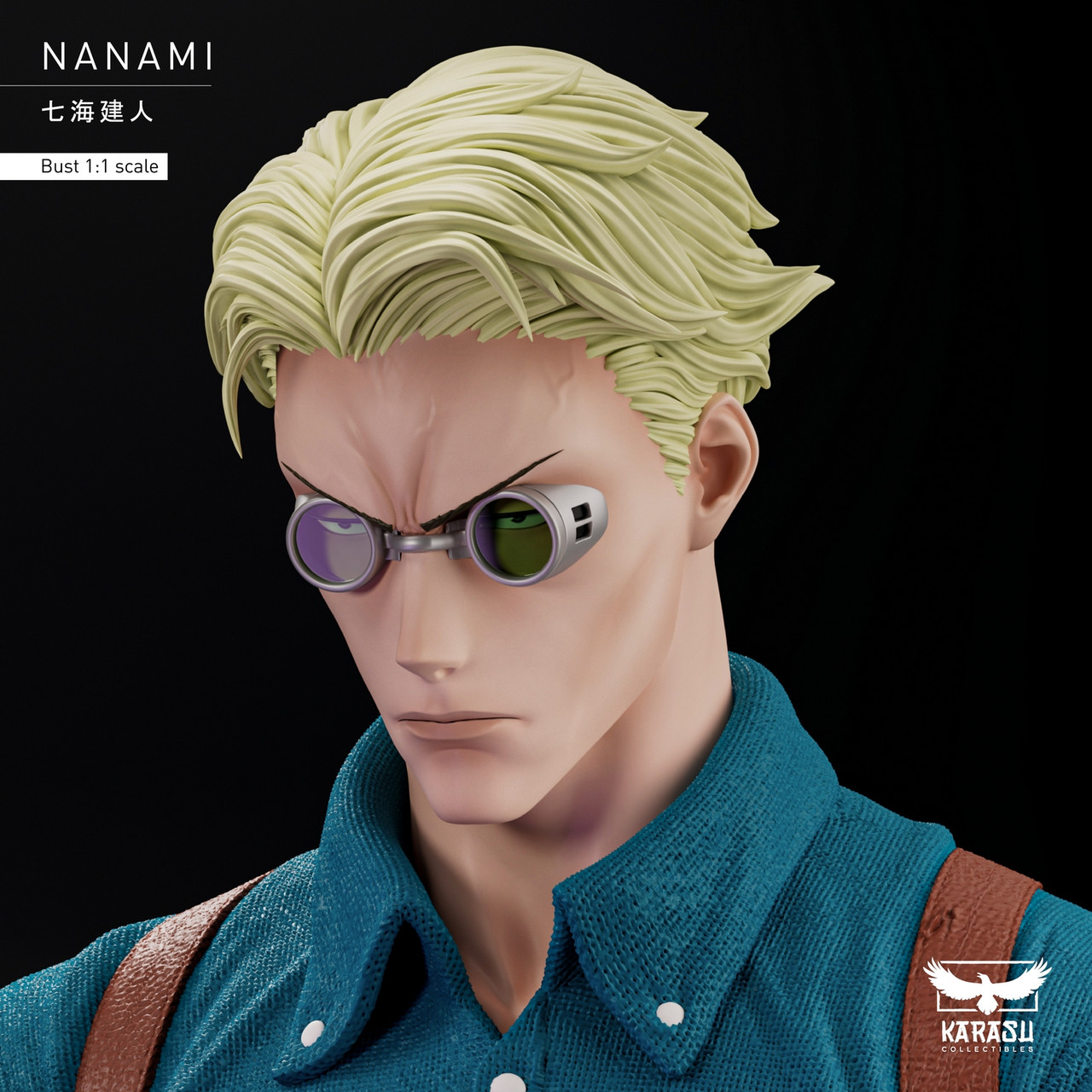 NANAMI Pre-order * Karasu Studio Jujutsu Kaisen Nanami Kento Bust Resin